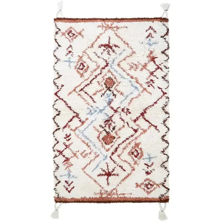 Alfombra Infantil Bohemio Para Habitaciones 100x160 Cm