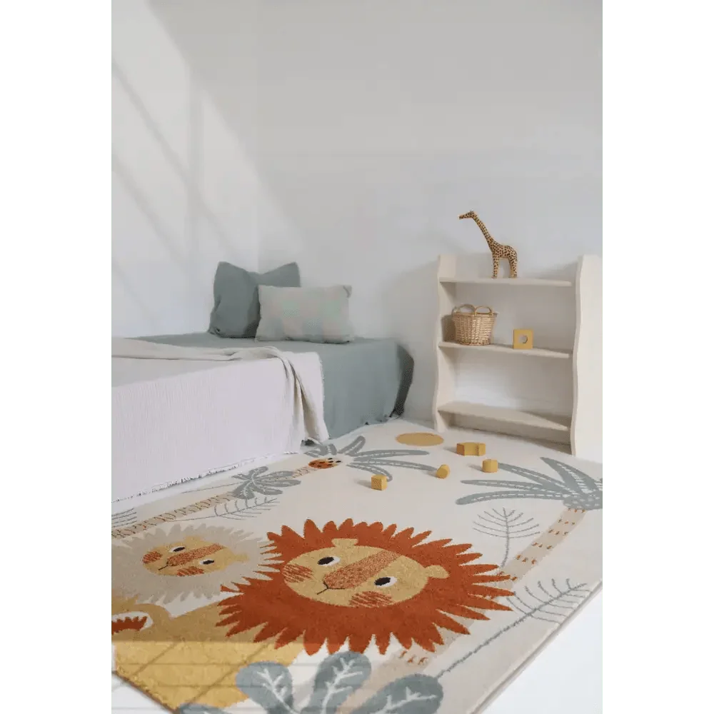 Alfombra infantil León 120x170 | Suave y poética