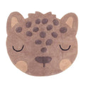 Leopard print rug, 95x105cm | children's design