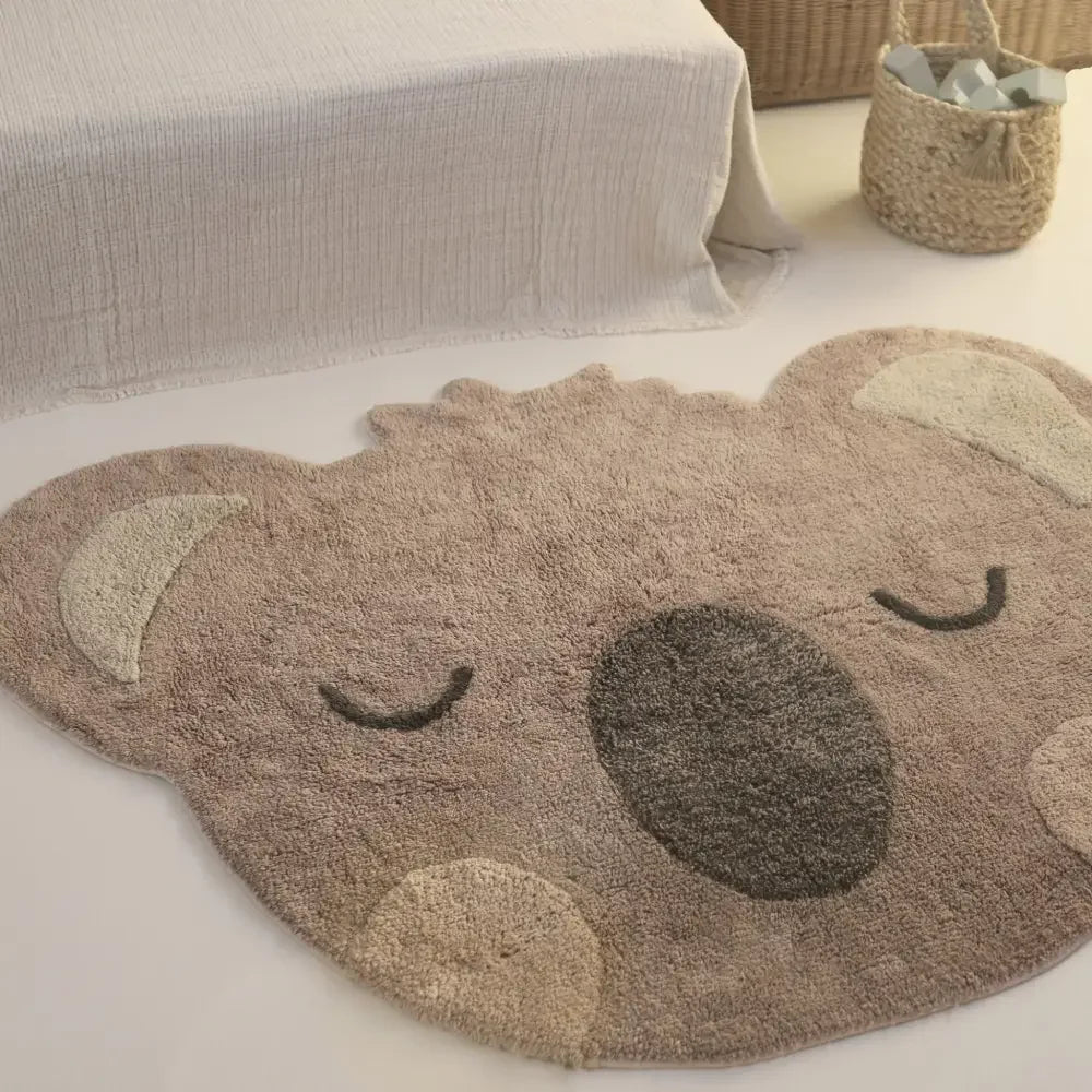 Koala children's rug, 100% cotton | Washable
