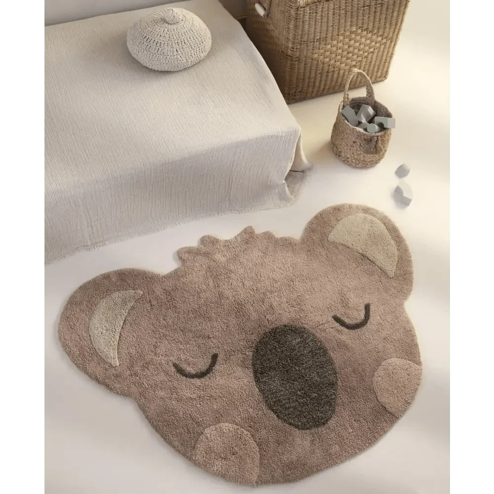 Koala children's rug, 100% cotton | Washable