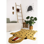 Alfombra infantil con forma de león | diseño original