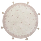 Children's rug with geometric motifs | soft colors
