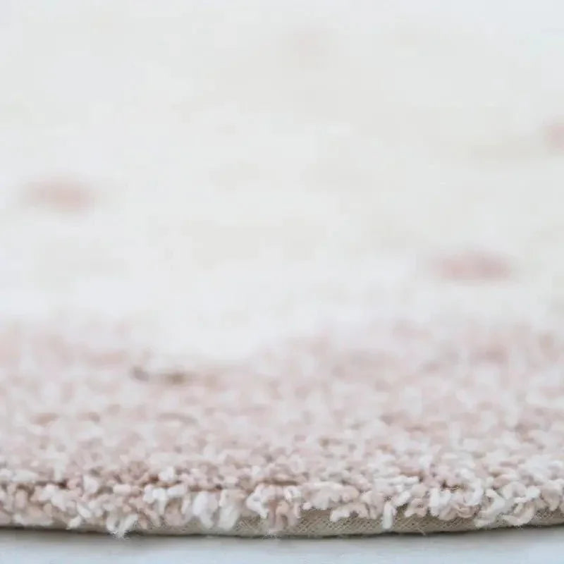 Alfombra infantil con motivos geométricos | colores suaves