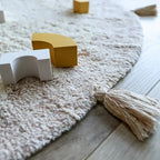 Children's rug with geometric motifs | soft colors