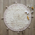 Children's rug with geometric motifs | soft colors