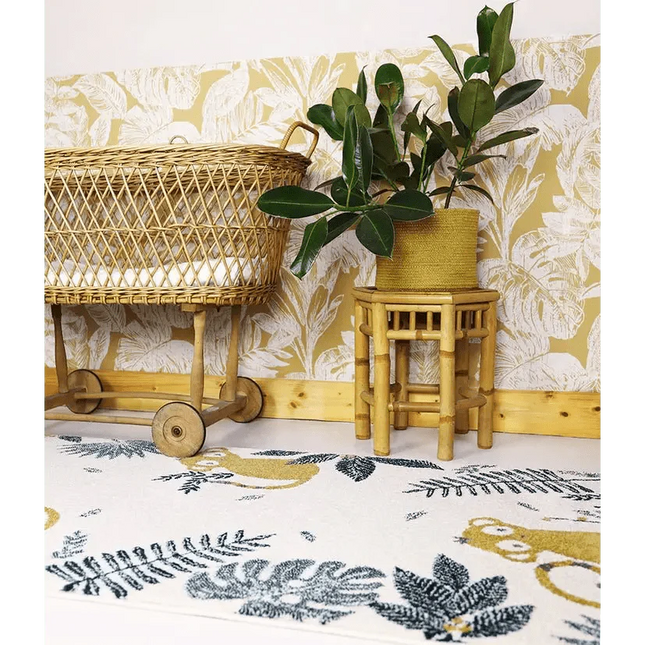Alfombra Infantil MONKEY PARADISE MIEL 80x150AlfombraHome & Garden > Decor > Rugs