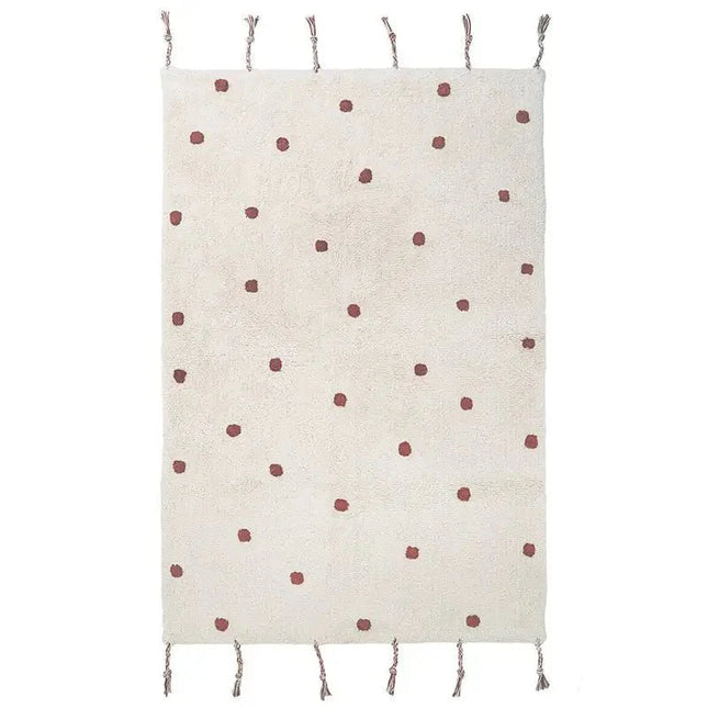 Alfombra Infantil NÜMI AMBRE con lunares 100x150AlfombraHome & Garden > Decor > Rugs