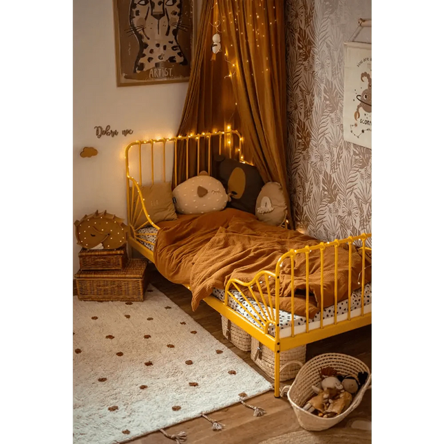 Alfombra Infantil NÜMI AMBRE con lunares 100x150AlfombraHome & Garden > Decor > Rugs