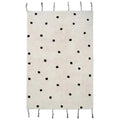 Alfombra infantil con lunares 100x150 cm | suave y lavable