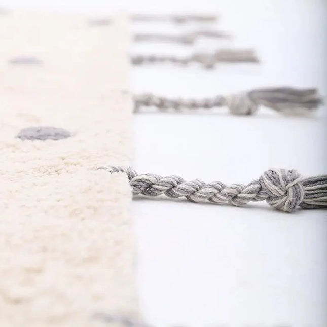 Alfombra Infantil NÜMI GRIS con lunares 100x150AlfombraHome & Garden > Decor > Rugs