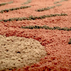 Alfombra infantil de terciopelo 80x120 | diseño natural
