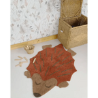 Alfombra infantil de terciopelo 80x120 | diseño natural