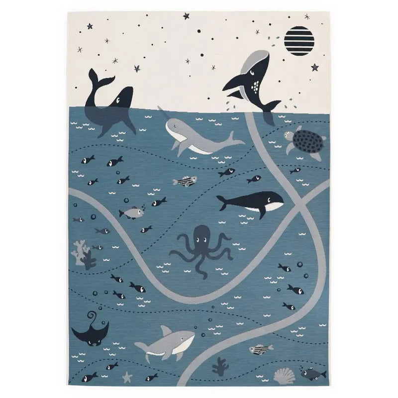 Alfombra Infantil PLAYRUG LITTLE DEEP BLUE 123x80AlfombraHome & Garden > Decor > Rugs