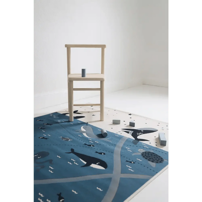 Alfombra Infantil PLAYRUG LITTLE DEEP BLUE 123x80AlfombraHome & Garden > Decor > Rugs