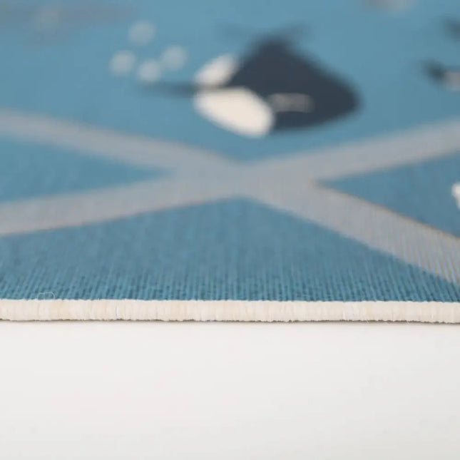 Alfombra Infantil PLAYRUG LITTLE DEEP BLUE 123x80AlfombraHome & Garden > Decor > Rugs