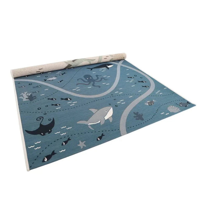 Alfombra Infantil PLAYRUG LITTLE DEEP BLUE 123x80AlfombraHome & Garden > Decor > Rugs