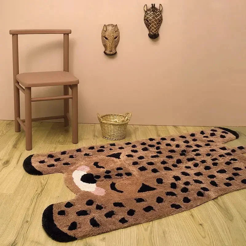 Alfombra para niños de algodón suave | 65x125 cm