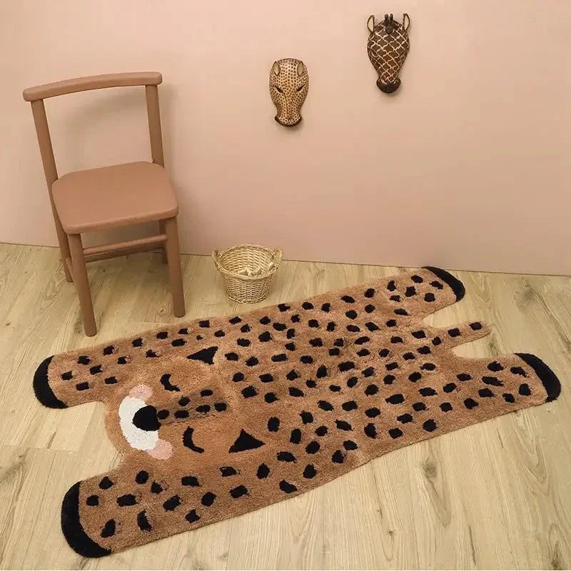 Alfombra para niños de algodón suave | 65x125 cm