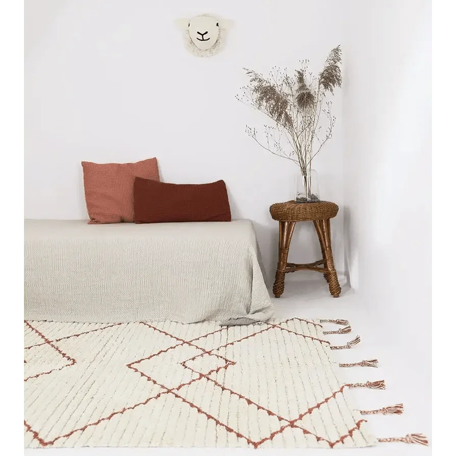 Alfombra de algodón infantil suaves colores | Para niños