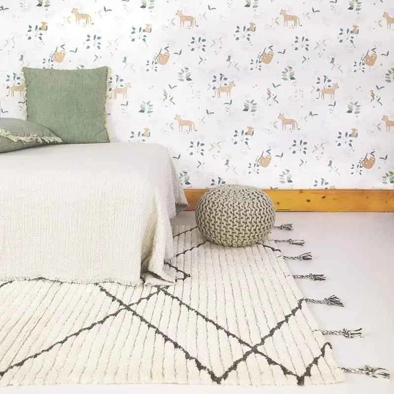 Viktor Chocolate Kids Rug | Soft Cotton