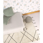 Viktor Chocolate Kids Rug | Soft Cotton