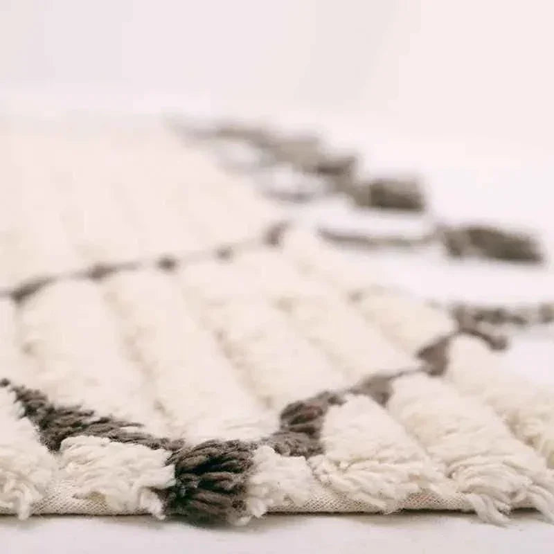 Viktor Chocolate Kids Rug | Soft Cotton