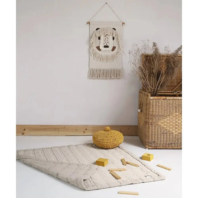 Alfombra de Descanso para bebé reversible ANNA SABLE LAVE 100 x 87 cmCotonHome & Garden > Decor > Rugs