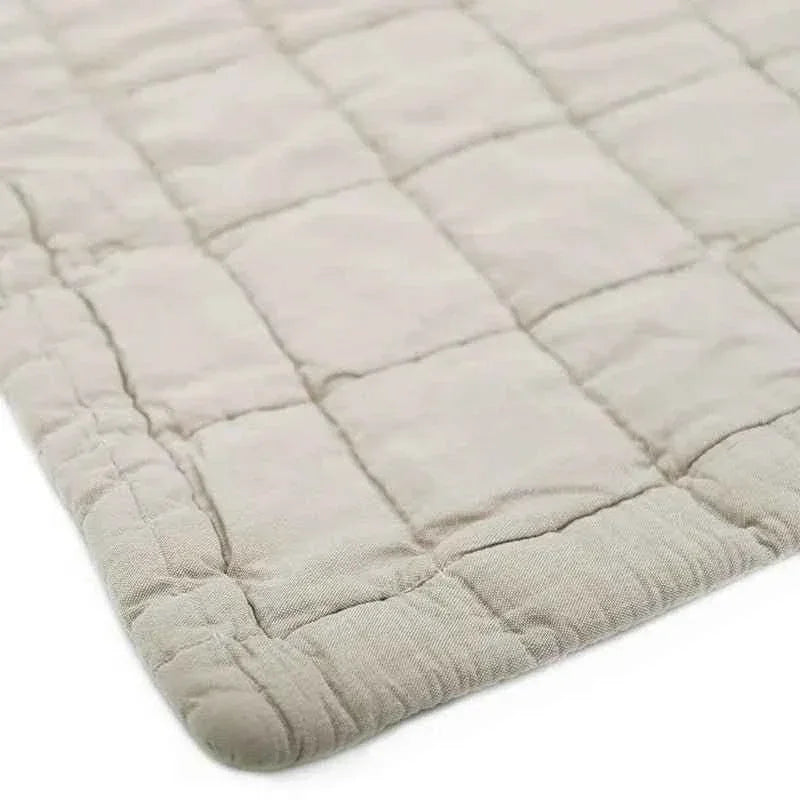 Alfombra de algodón para bebé reversible 100 x 87 cm