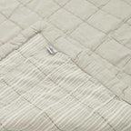 Alfombra de algodón para bebé reversible 100 x 87 cm