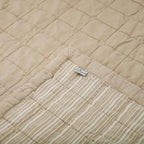 Alfombra de descanso para bebé reversible | caramel lave