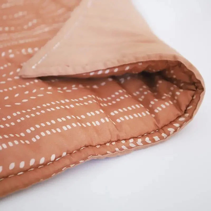 Alfombra bebe de juegos infantil algodón estampada bohème NEPO TERRACOTTA 100x100CotonHome & Garden > Decor > Rugs