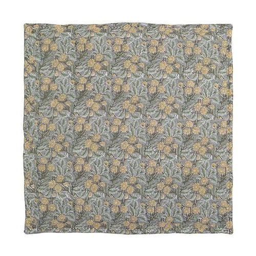 Children's cotton rug with floral print | 100x100
