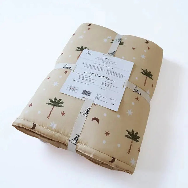 Alfombra de descanso impresa con palmeras JAIPURY 100x100CotonHome & Garden > Decor > Rugs