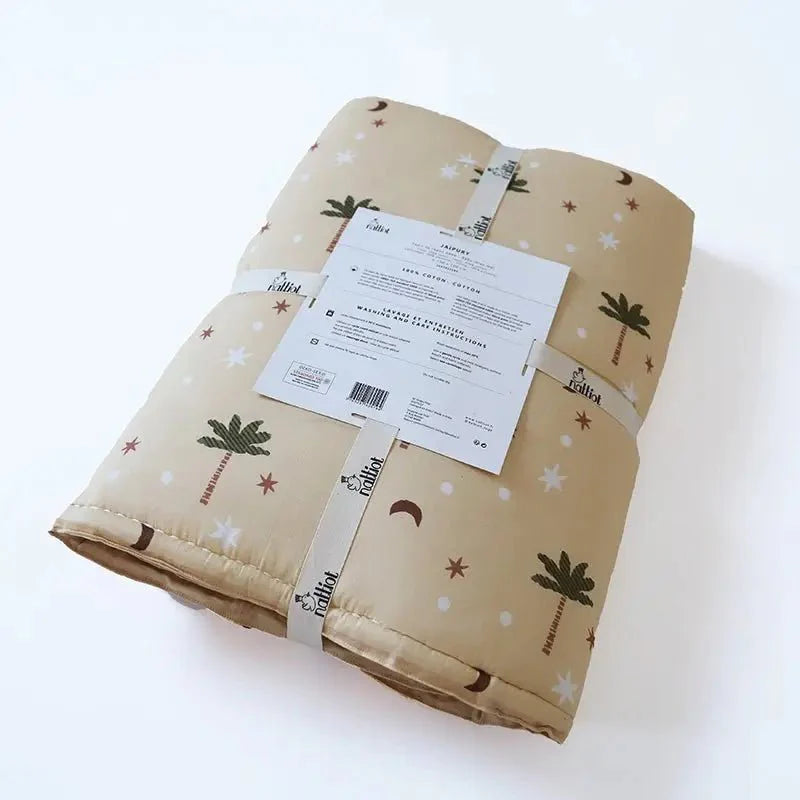 Alfombra de descanso impresa con palmeras JAIPURY 100x100CotonHome & Garden > Decor > Rugs