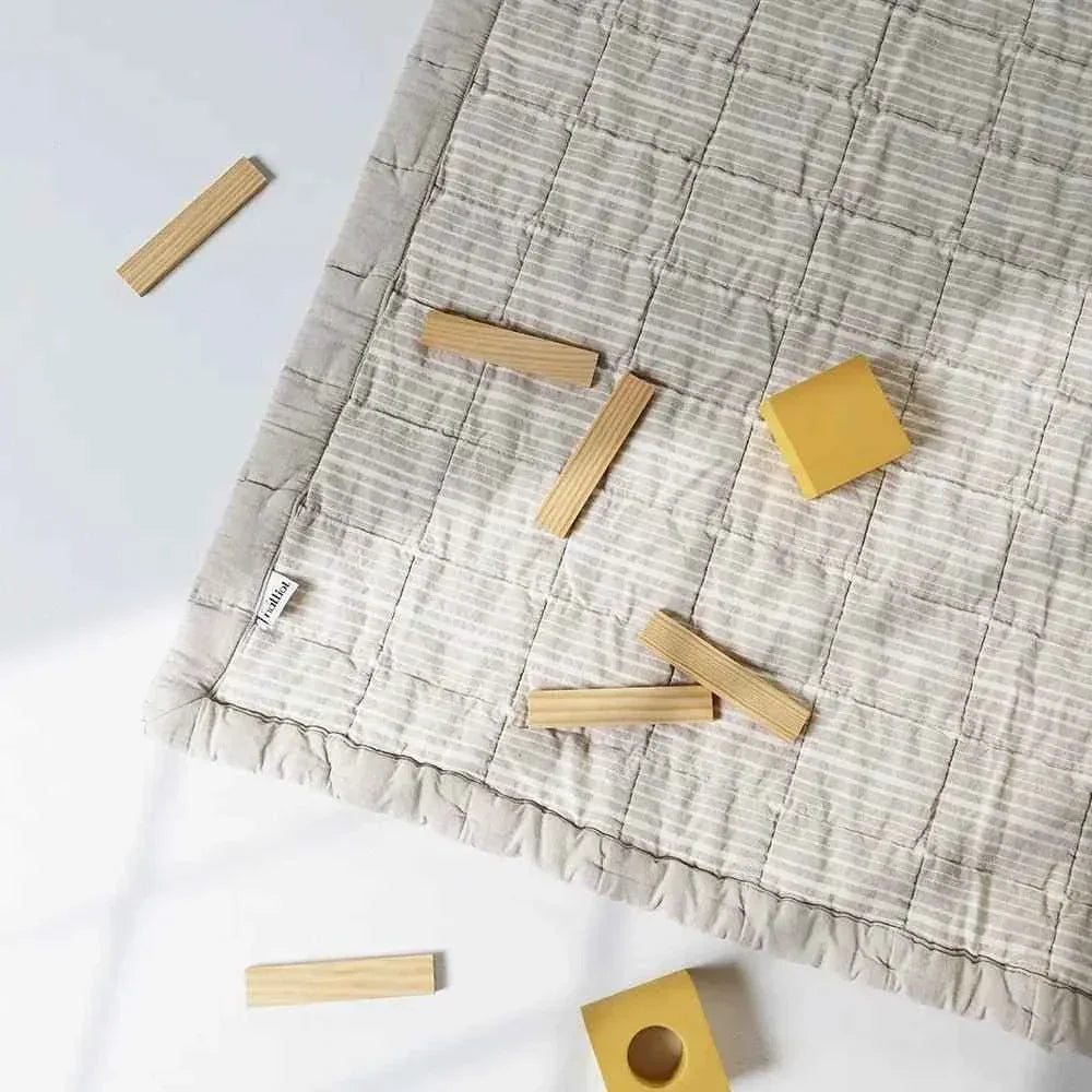 Alfombra reversible para bebé 100 x 140 cm | Suave y cómoda