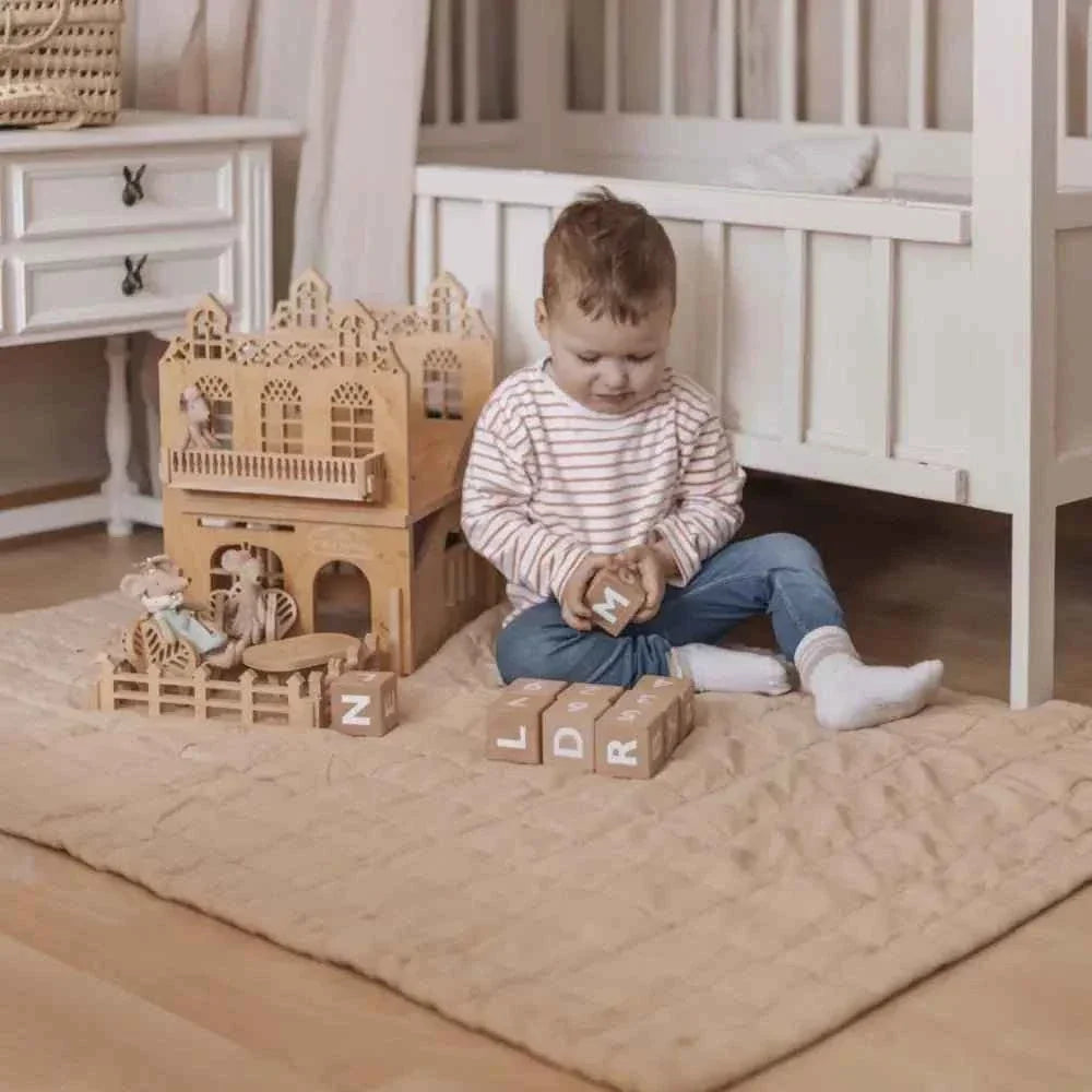 Reversible baby play mat | 100 x 140 cm