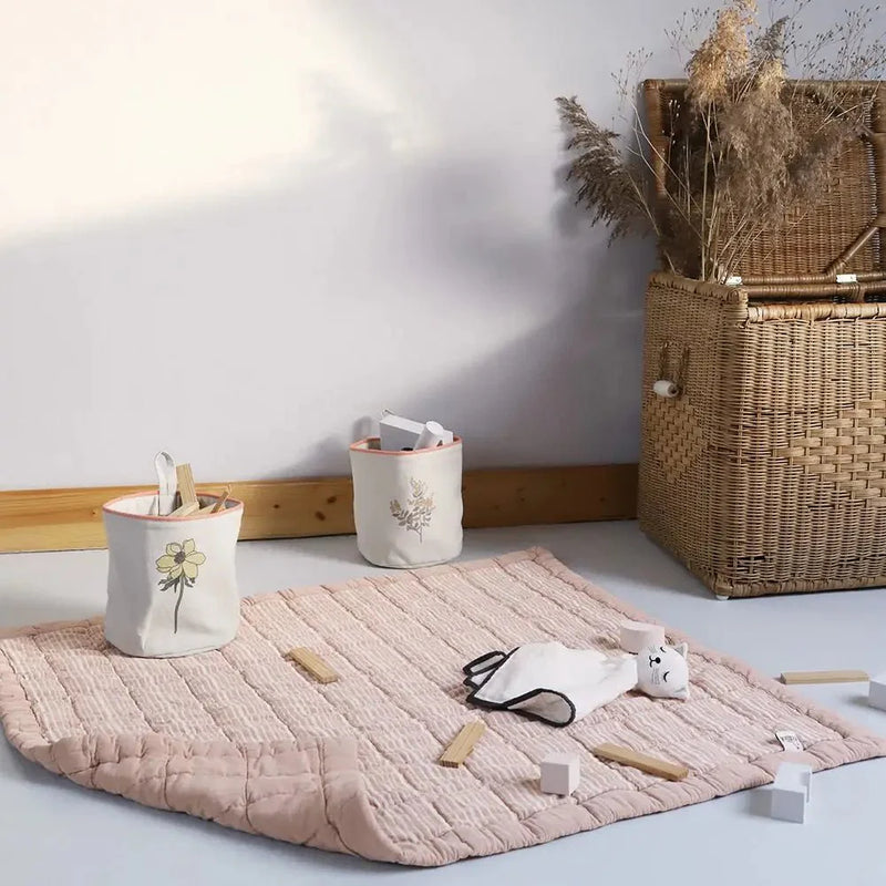 Alfombra de Descanso para bebé reversible ANNA TERRACOTA 100 x 140 cmCotonHome & Garden > Decor > Rugs