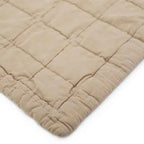 Alfombra de descanso para bebé reversible 100 x 140 cm | caramel lave