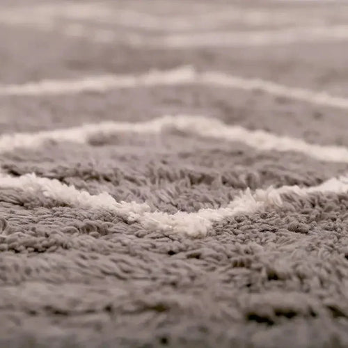 Washable pure cotton rug | stone 100x150