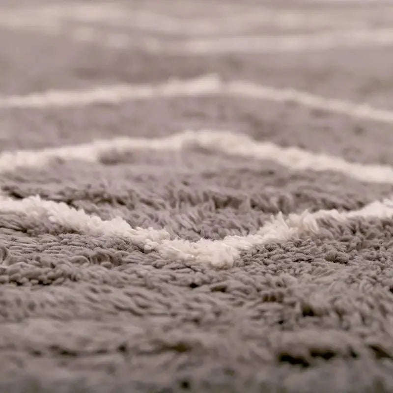 Alfombra de algodón lavable en lavadora LÄSSA Stone S 100x150CotonHome & Garden > Decor > Rugs