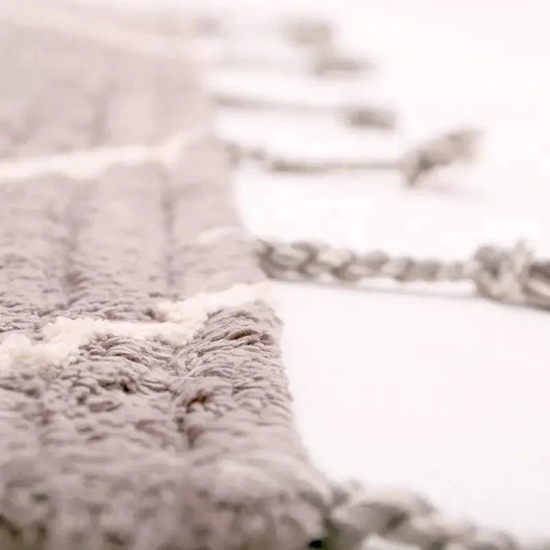 Washable pure cotton rug | stone 100x150