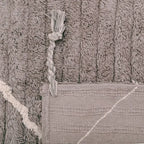 Washable pure cotton rug | stone 100x150