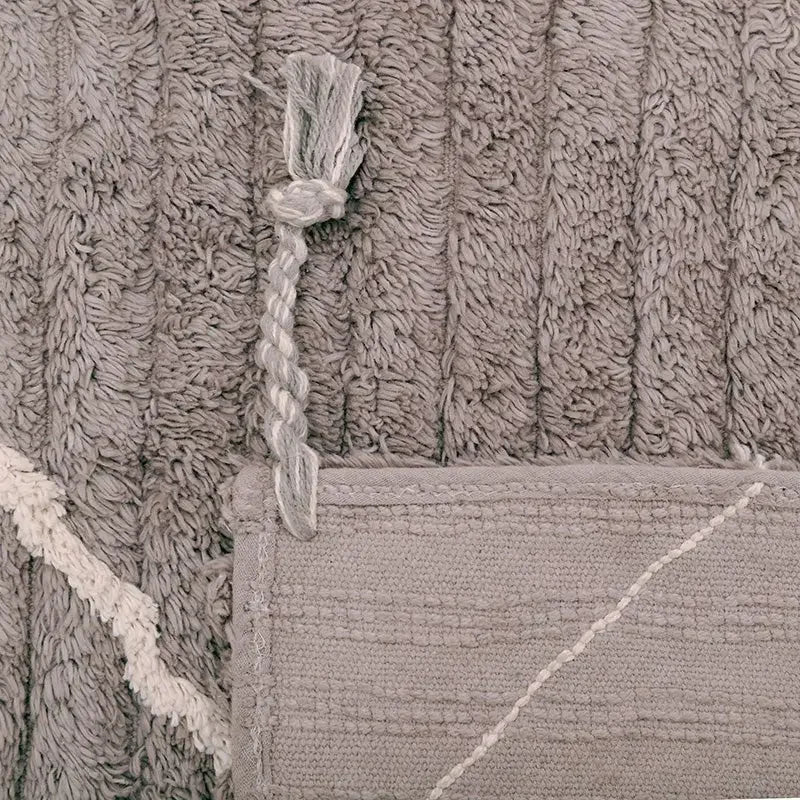 Washable pure cotton rug | stone 100x150