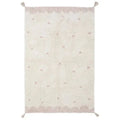 Alfombra de algodón lavable con lunares | Infantil 100x150