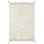 Alfombra de algodón lavable con lunares | Infantil 100x150