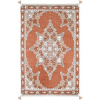 Children's cotton rug with Persian motifs