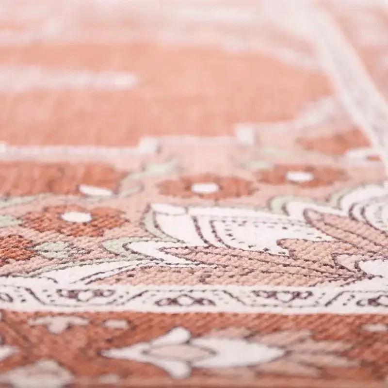 Children's cotton rug with Persian motifs