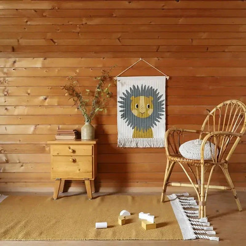 Natural cotton rug for children | Colorful design