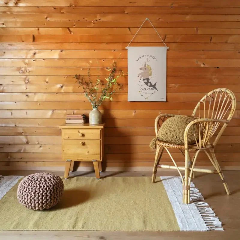 Alfombra infantil de algodón LUCIA MOUTARDECotonHome & Garden > Decor > Rugs